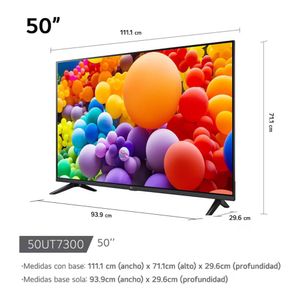 Televisor LG 50 Smart TV Thinq AI WEBOS HUB 4K UHD LED 2024 50UT7300PSA