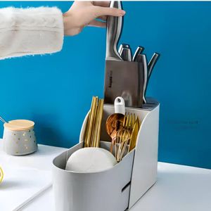 Porta Cuchillos y Cubiertos Extensible Organizador de Cocina  93BL01