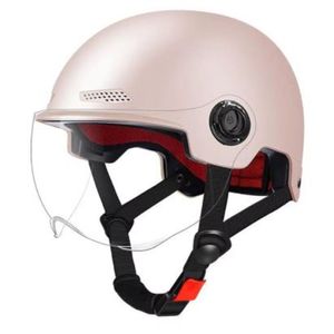 Casco de Deportes Rosa Transparente
