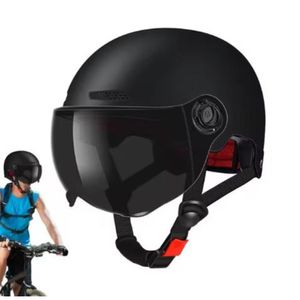 Casco de Deportes Negro Transparente
