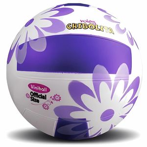 PELOTA DE VOLEY CHIBOLITA FLORES N5 MORADO