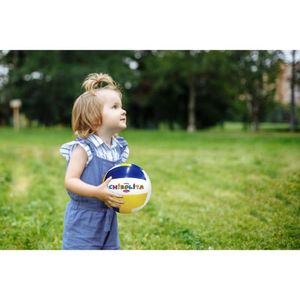 PELOTA DE VOLEY CHIBOLITA TRICOLOR N5 AMARILLO