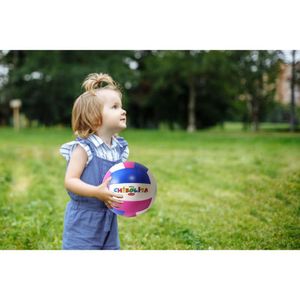 PELOTA DE VOLEY CHIBOLITA TRICOLOR N5 ROSA
