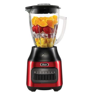 Licuadora Oster con vaso de vidrio y 6 velocidades más pulso BLSTPEG-CPB