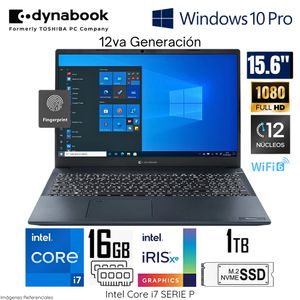 Laptop Dynabook Tecra A 50K Intel Corei7-1260P 16GB RAM 1TB SSD 15.6" FHD Win 10 Pro PML20U139011