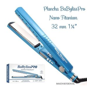 Plancha Alisadora Babyliss Pro Nano Titanium 32mm 1 1/4" BNT4091TPE