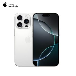 Apple Iphone 16 Pro Max 256Gb Esim White Titanium con Mica Hidrogel y Cargador 20w Original