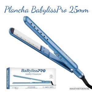 Plancha Alisadora Babyliss Pro Nano Titanium Wet Dry 25mm