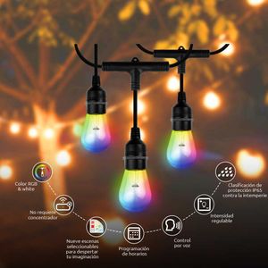 Guirnalda smart led Rgb 24 focos
