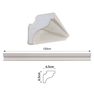 Moldura Marbella 6.5x6.5cm 1m 2 unidades Etsadeco