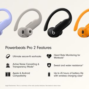 Auriculares Beats PowerBeats Pro 2 Negro Azabache