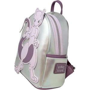 Loungefly Pokemon Mewtwo, bolso de hombro, color púrpura, casual