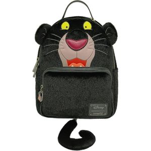 Loungefly Bolso Bagheera Jungle Book, negro, con correas ajustables
