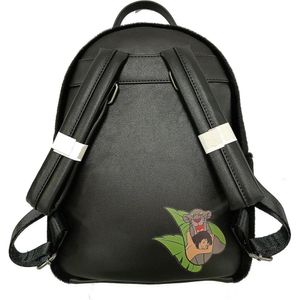 Loungefly Bolso Bagheera Jungle Book, negro, con correas ajustables
