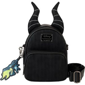 Loungefly Disney Villains Maleficent mochila convertible en cuero vegano