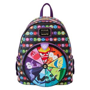 Loungefly Inside Out 2 Mini mochila con ruedas giratorias