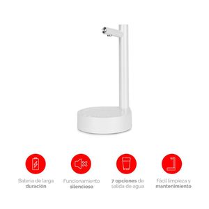 Dispensador de Agua Portatil 7 niveles Blanco Vivibox