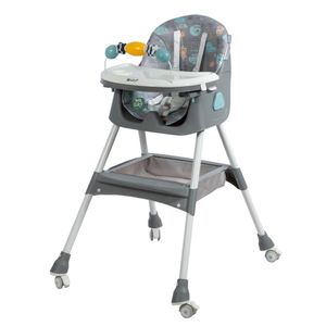 Nueva Silla de Comer Ebaby Plegable LULU 631-1 Gris