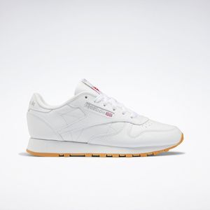 Zapatillas Urbanas Reebok Para Mujer 100008495 Classic Leather Blanco