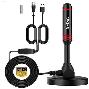 Antena Digital TV Full HD Señal 360º Base con Imán SEISA TX-T01