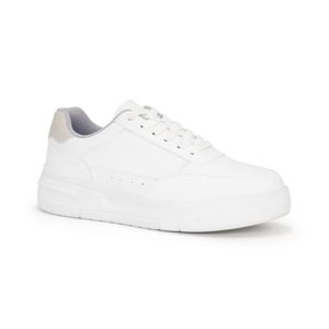 Zapatilla Escolar Cuero Unisex  Par&ss JA25Q1-CG866 BLANCO