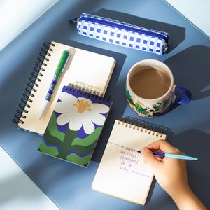 Set 2 Libretas Espiral 80 Hojas c/u con Puntos y Líneas 11 x 16 cm