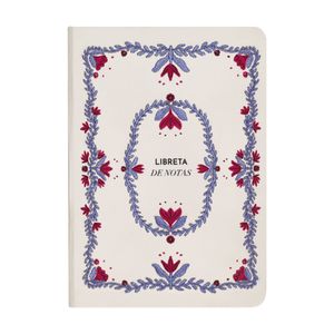 Libreta Tela con Diseño Bordado