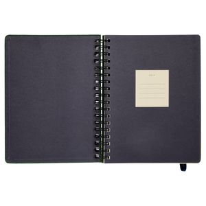 Cuaderno Tela Espiral 160 Hojas con Líneas y Cuadros