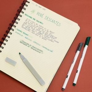 Cuaderno Tela Espiral 160 Hojas con Líneas y Cuadros
