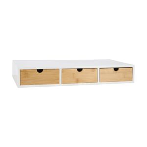 Cajonera Bambú 3 Compartimientos