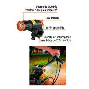 Linterna para Bicicleta Delantera Truper