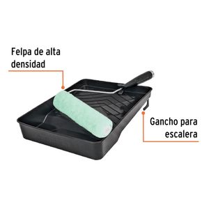 Kit para pintar rodillo bandeja - truper