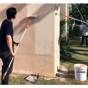 Extensión para pintar telescópica de aluminio para rodillo 270 cm
