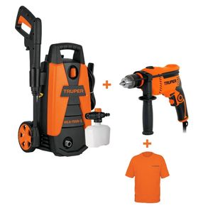 Hidrolavadora portátil 1500PSI Taladro 1/2" 600w Truper  Regalo