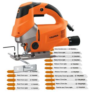 Combo Sierra caladora profesional 750w, 16 sierras caladoras seguetas