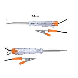 Probador de corriente circuitos 6 -12V,  DC, Caimán desarmador, Truper