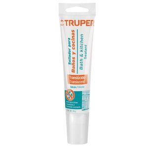 Silicona blanca, sellador de baños y cocinas, 85 g, Truper