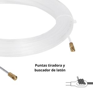 Pasacable electrico nylon 20 m cable, truper