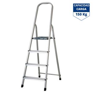 Escalera tijera plegable 4 peldaños, truper