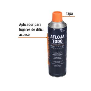 Aceite afloja todo 550 ml (19 oz) rendidor, truper
