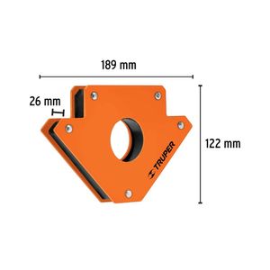 Escuadra magnética para soldar 34Kg, 4 piezas Truper