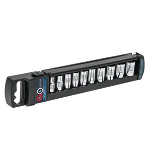 Juego de dados 1/4" mm, 10 piezas Truper