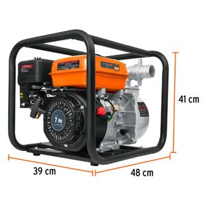 Motobomba autocebante a gasolina 7 HP salida 2" , Truper