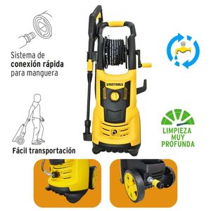 COMBO Hidrolavadora Alta presión 2400 PSI + Aspiradora 15 L / 1200W