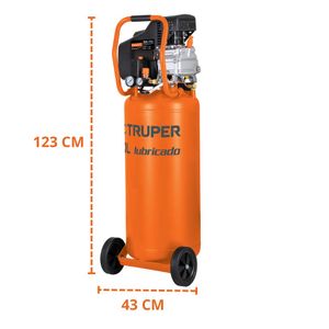 Compresora de aire 80Lt vertical, 3-1/2HP  Truper