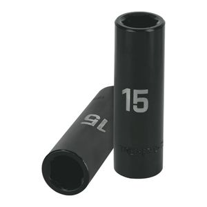 Dado de impacto 1 /2" largo 6 puntas 15 mm, Truper