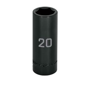 Dado de impacto 1 /2" largo 6 puntas 20 mm, Truper