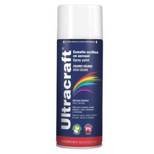 Pintura spray color BLANCO BRILLANTE ULTRA ultracaft