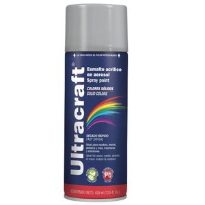 Pintura spray color PLATA ULTRACRAF
