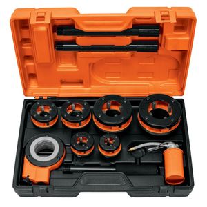 Tarrajas para tubo de 1/2" a 2", Juego de 9 Piezas Truper